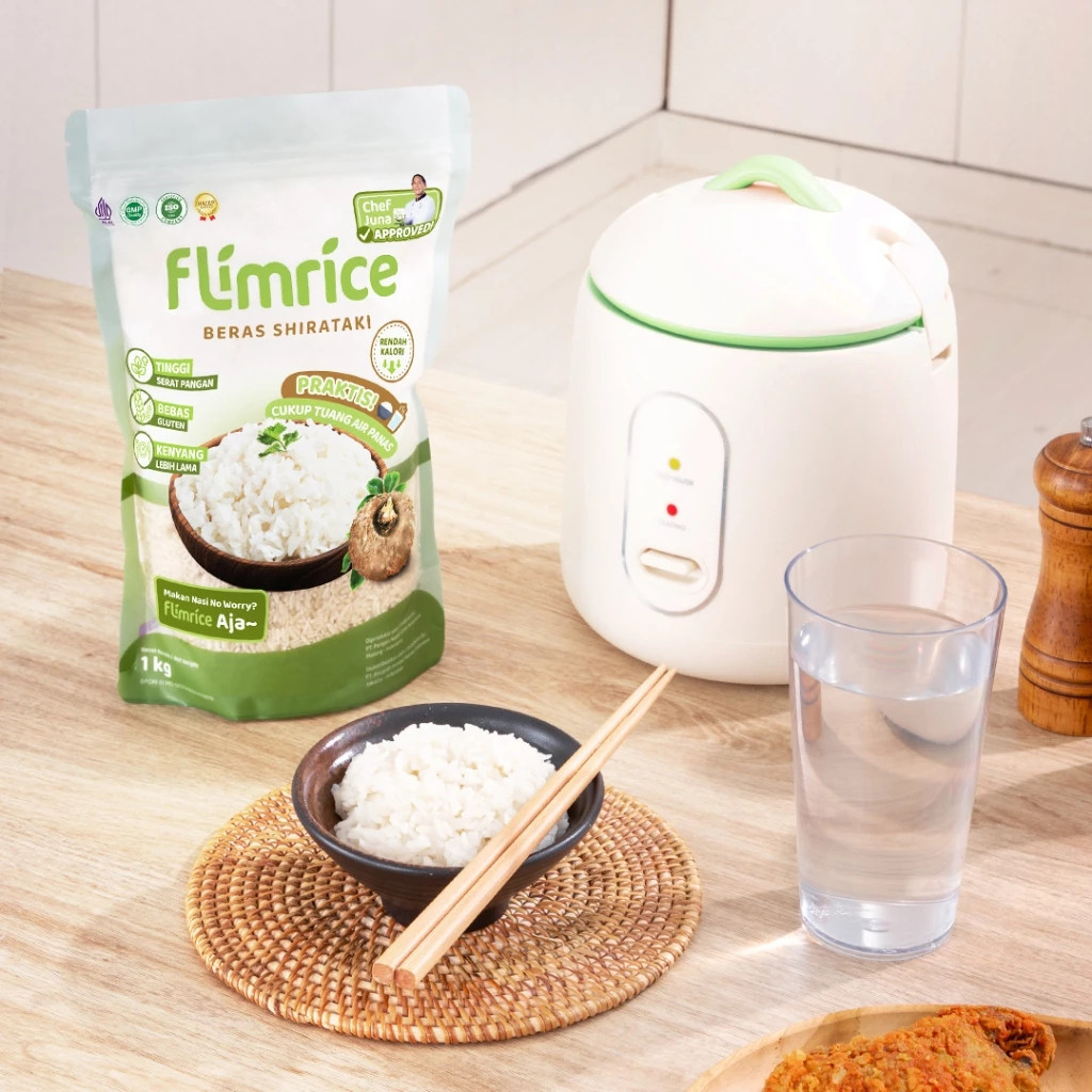 

READY Flimrice Nasi Shirataki (Nasi Diet) by Flimty - 1 kg