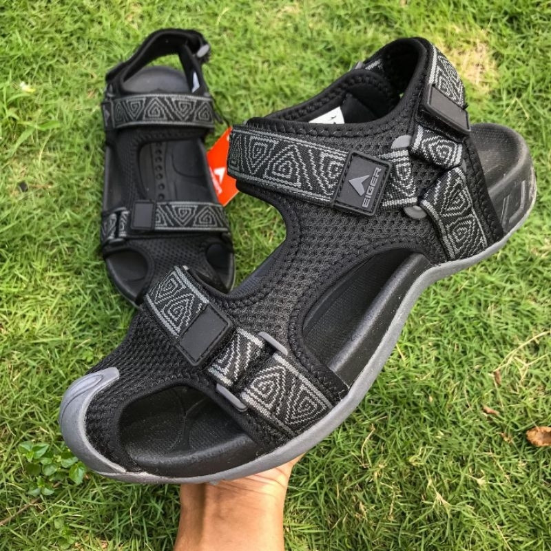 EIGER SANDAL SEPATU PALANG PRIA VALOR 1.0 SANDALS - BLACK