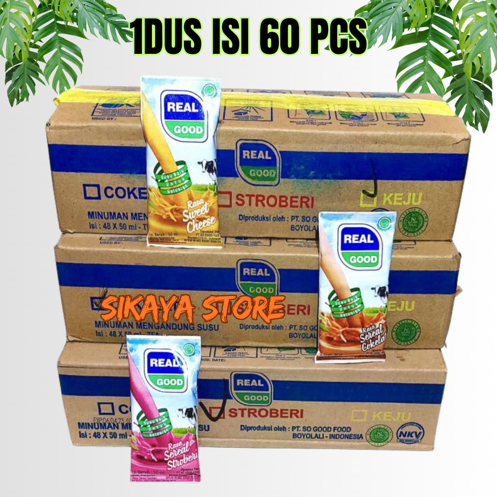 

Real Good 50 ml Susu Bantal (1Dus Isi 60 Pcs)