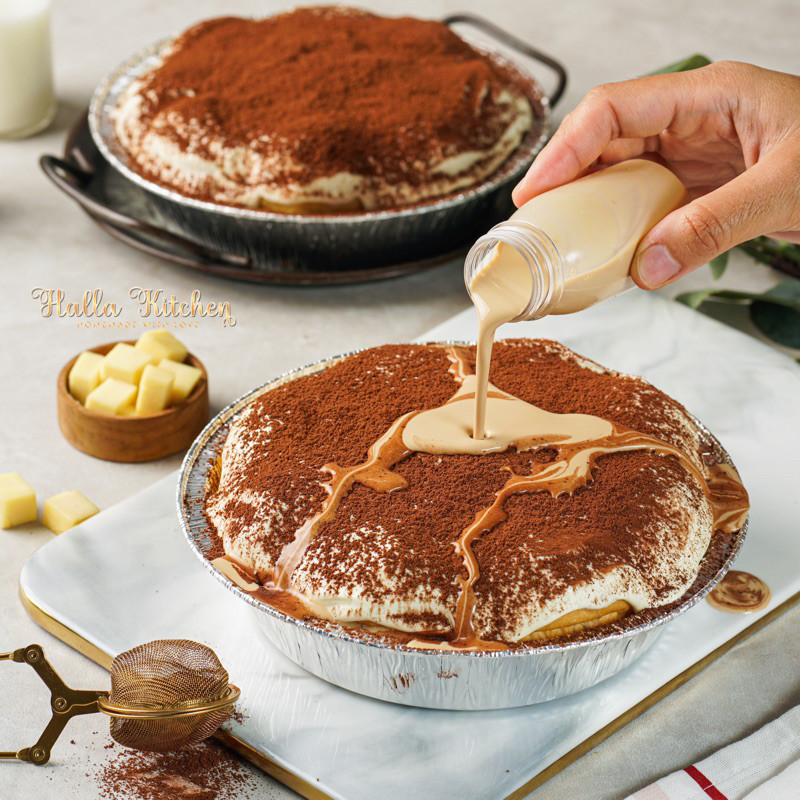 

Khaliat Nahl Tiramisu Roti Sobek Premium Topping Cream Cheese