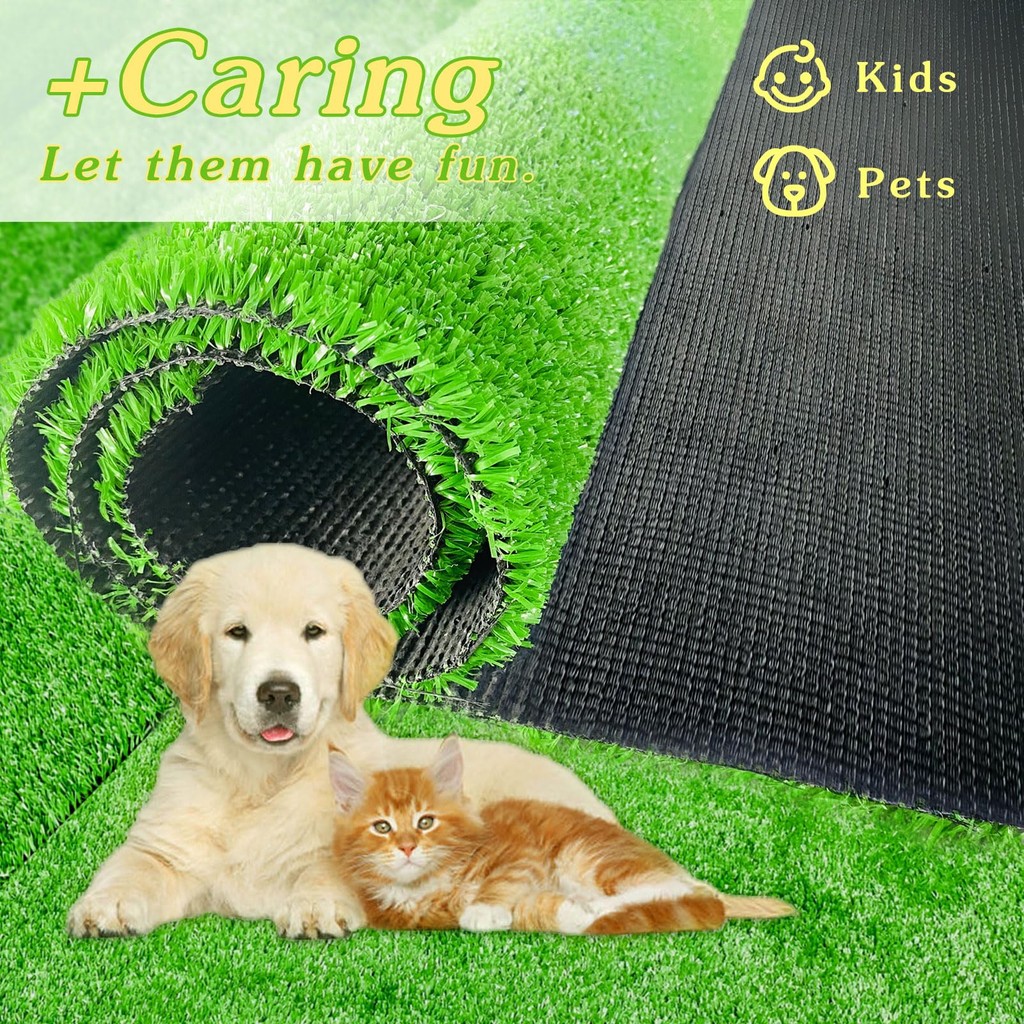 Stok Baru 2M*1M Rumput sintetis indoor dan outdoor Rumput plastik 30mm Rumput sintetis tidak beracun