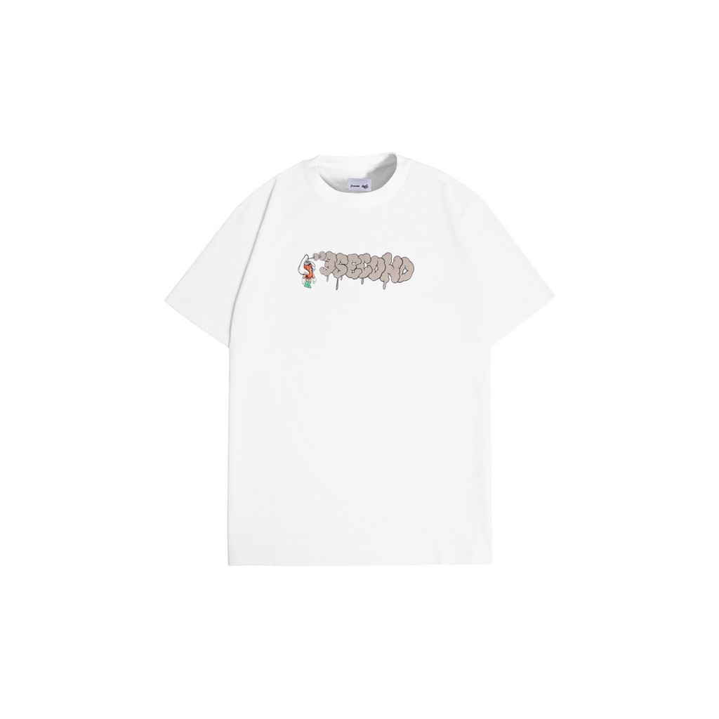 3Second x Muklay Men's T-Shirt Short Sleeve Spraying Script H391023