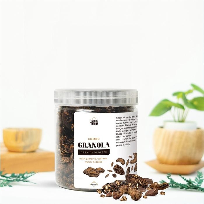 

[[Promo]] Granola 250 gr Oat Sereal Original Timur Tengah - Cokelat