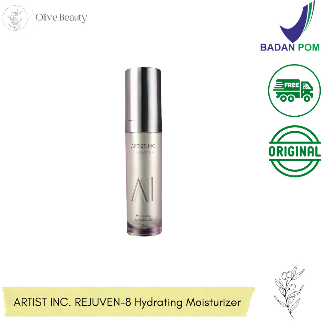 ARTIST INC. REJUVEN-8 Hydrating Moisturizer – Pro Bio Glow Moisturizer Pelembab Wajah dengan Hyaluro