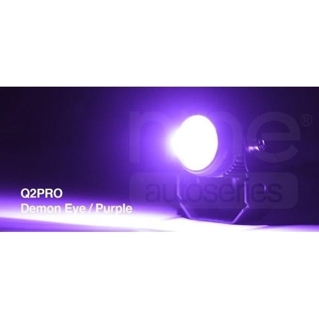 Lampu Tembak LED LASER LUMINOS Q2 Motor 2 Warna Putih Kuning 30W - Ungu