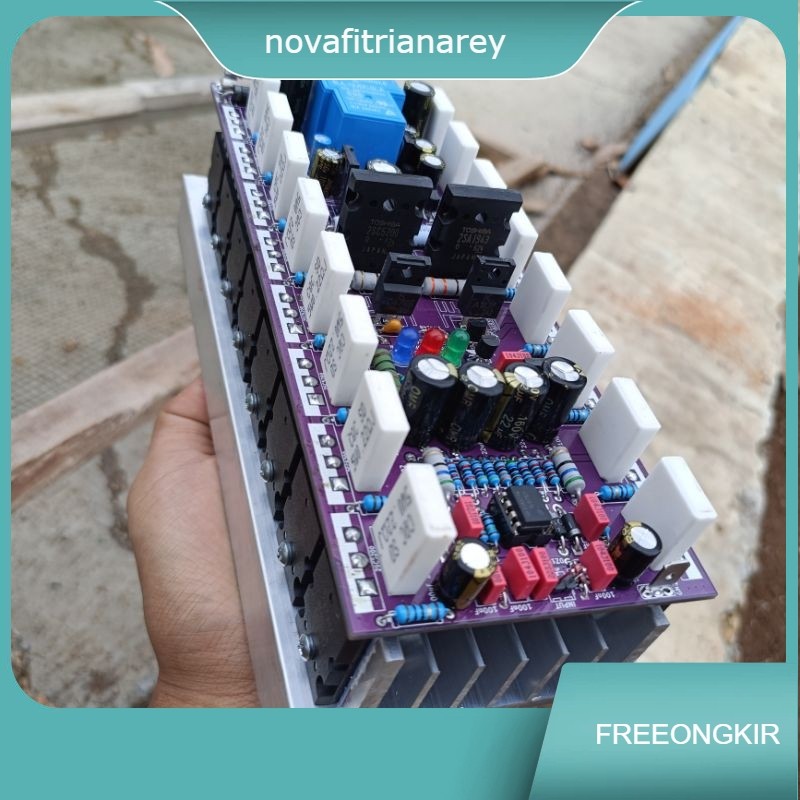 Kit Driver power amplifier Socl 506 TEF 2U 20cm tinggal colok PSU komponen original kit power aplifi
