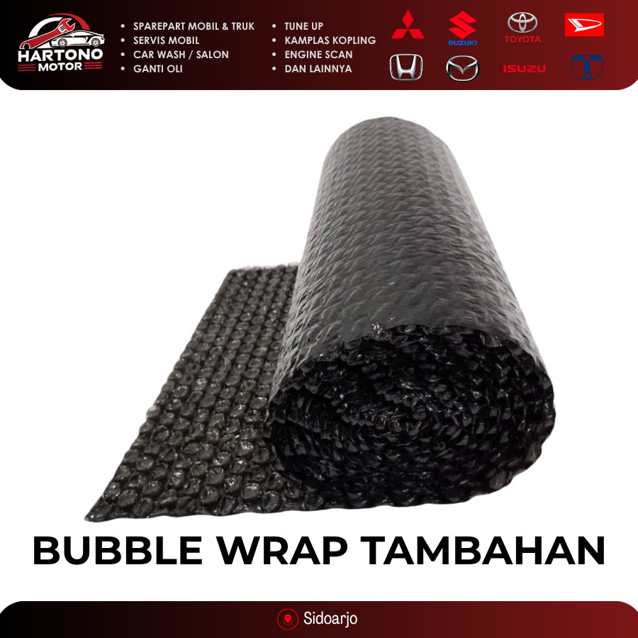 

BUBBLE WRAP TAMBAHAN UNTUK PACKING AGAR AMAN