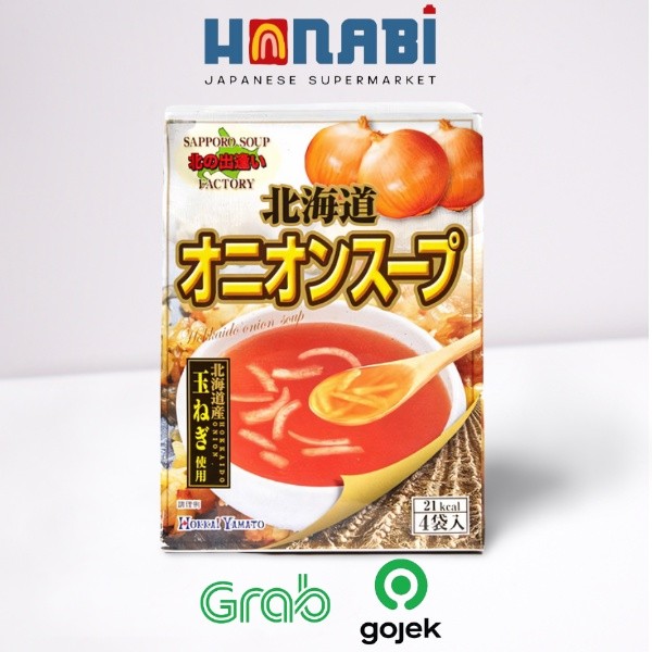 

Hokkai Yamato Hokkaido Onion Soup 49g - Sup Rasa Bawang Bombay Made In Japan