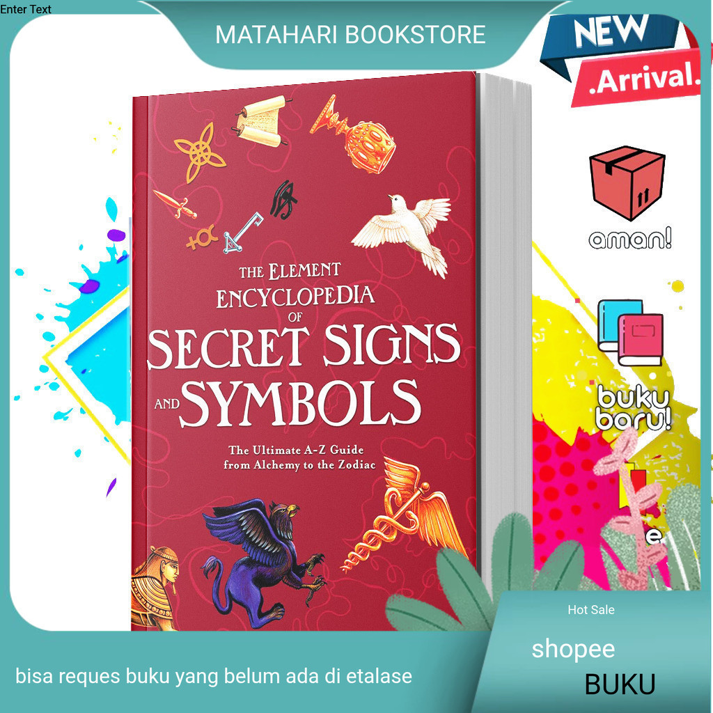 Buku The Element Encyclopedia of Secret Signs and Symbols by Adele Nozedar