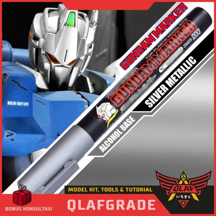

Promo GUNDAM MARKER SILVER GM05 MR HOBBY BARU - SILVER Terlaris