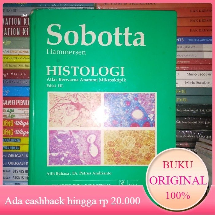 Buku Sobotta HISTOLOGI Atlas Berwrna Anatomi Mikroskopik Edisi 3 EGC Bekas