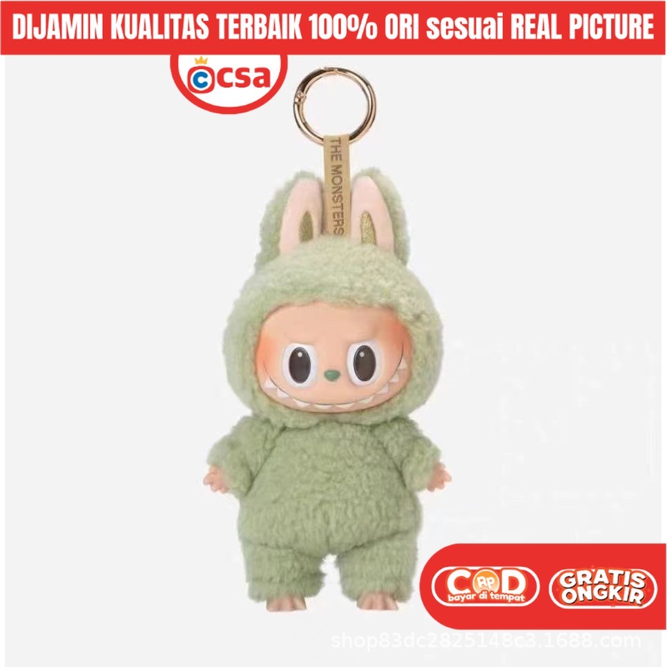 Kado Boneka Labubu KW Charm Macaron Key Chain Import