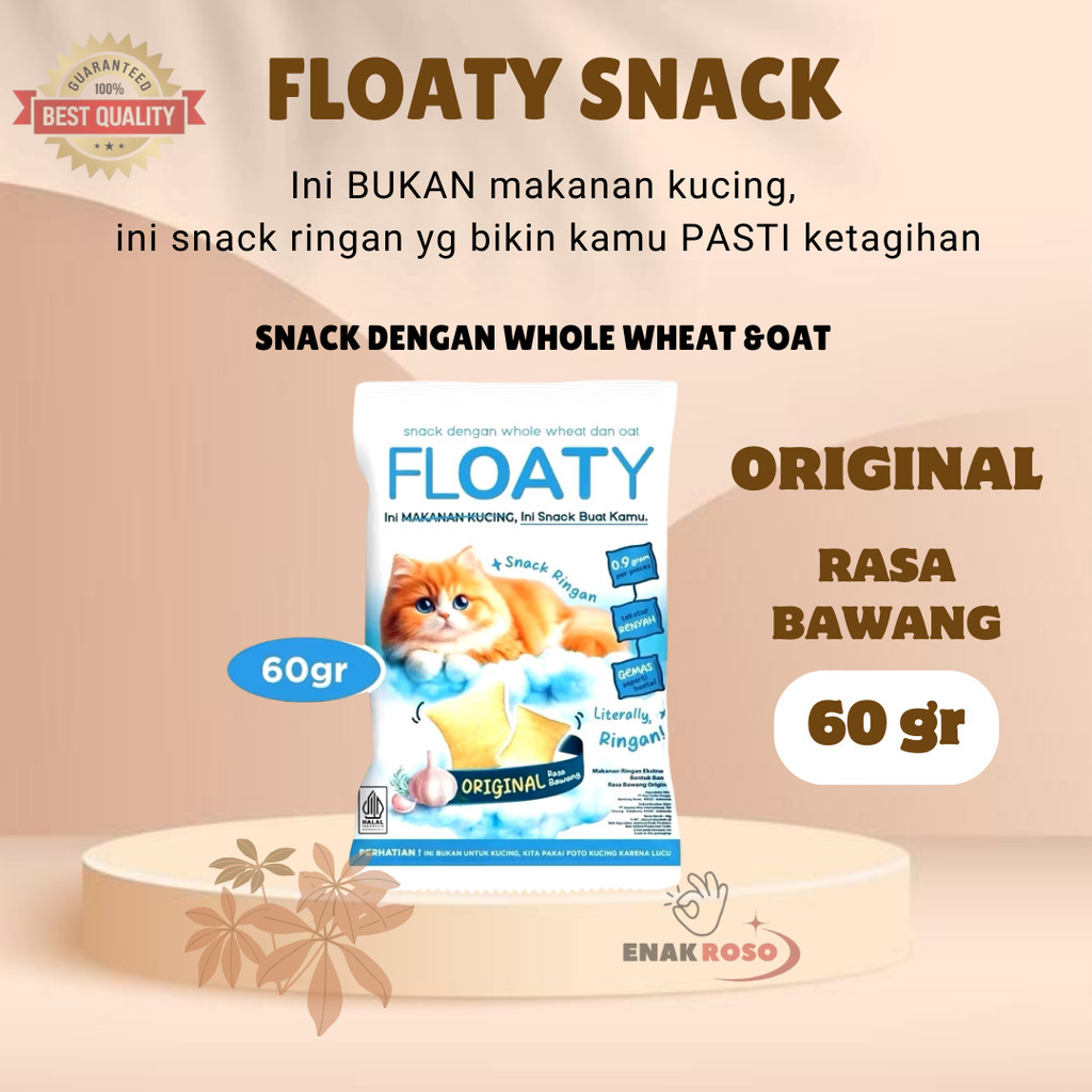 

cubbi.store Floaty Snack Cemilan Ringan Rasa Original 60gr