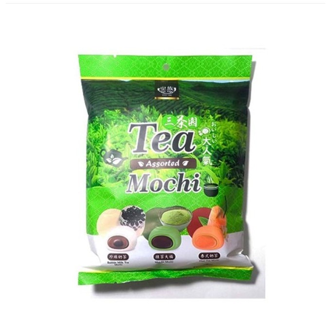 

[IMPORT] Taiwan Royal Family Family Club Mochi Taiwan Tea Mochi Matcha Black Sesame - 250gr