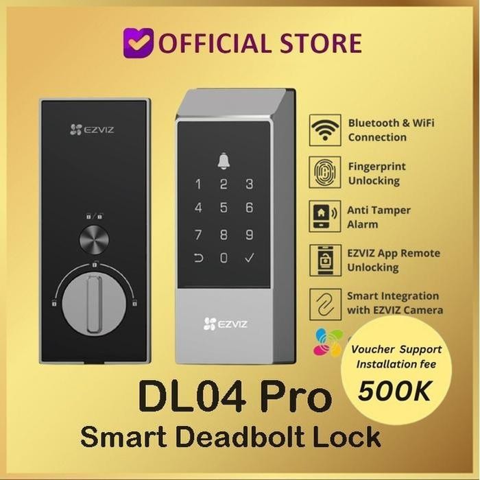 

Ezviz DL04 Pro Smart Deadbolt Lock WiFi Dl 04 Pro