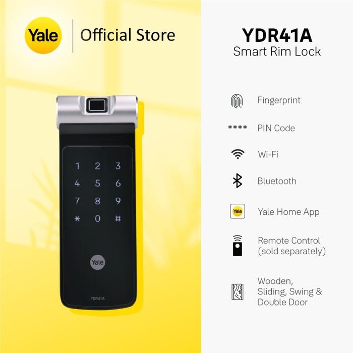 

Yale Digital Door Lock YDR 41A (pintu geser)