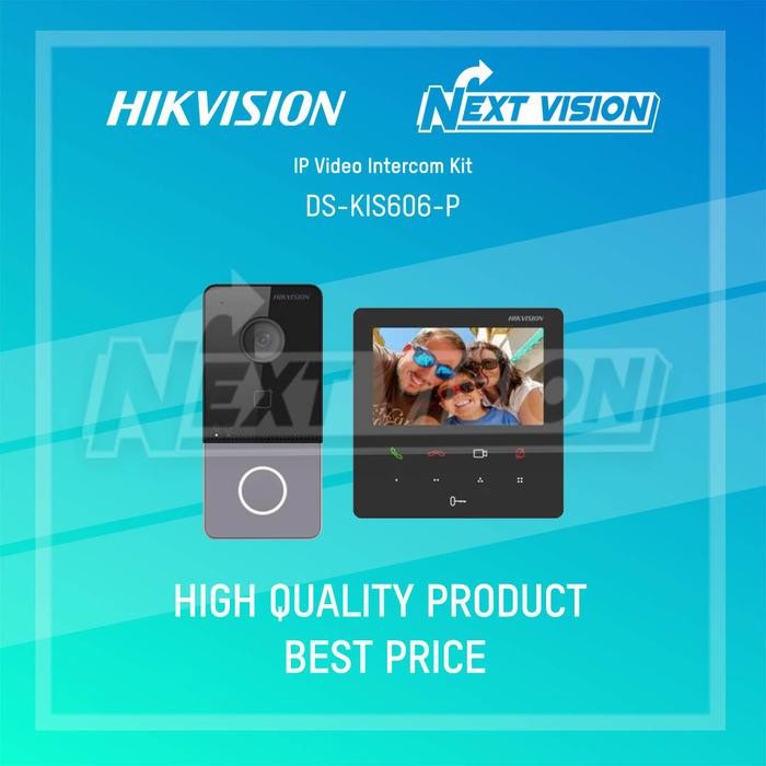 

DS-KIS606-P - HIKVISION IP VIDEO INTERCOM KIT