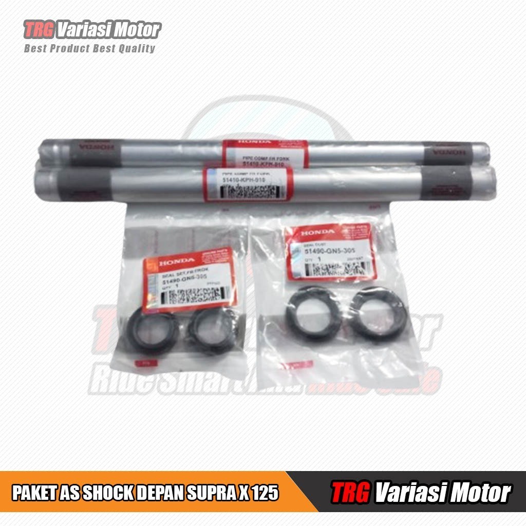 Paket As Shock Depan Supra X 125 Set Seal Depan As Depan Shock Karisma MM