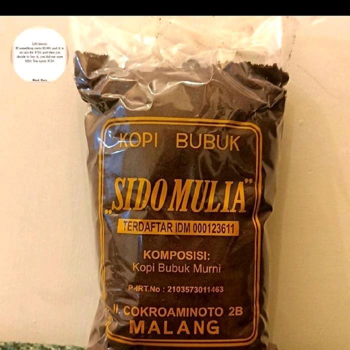 

Kopi Bubuk Sido Mulia Malang 250gr Coffee Robusta