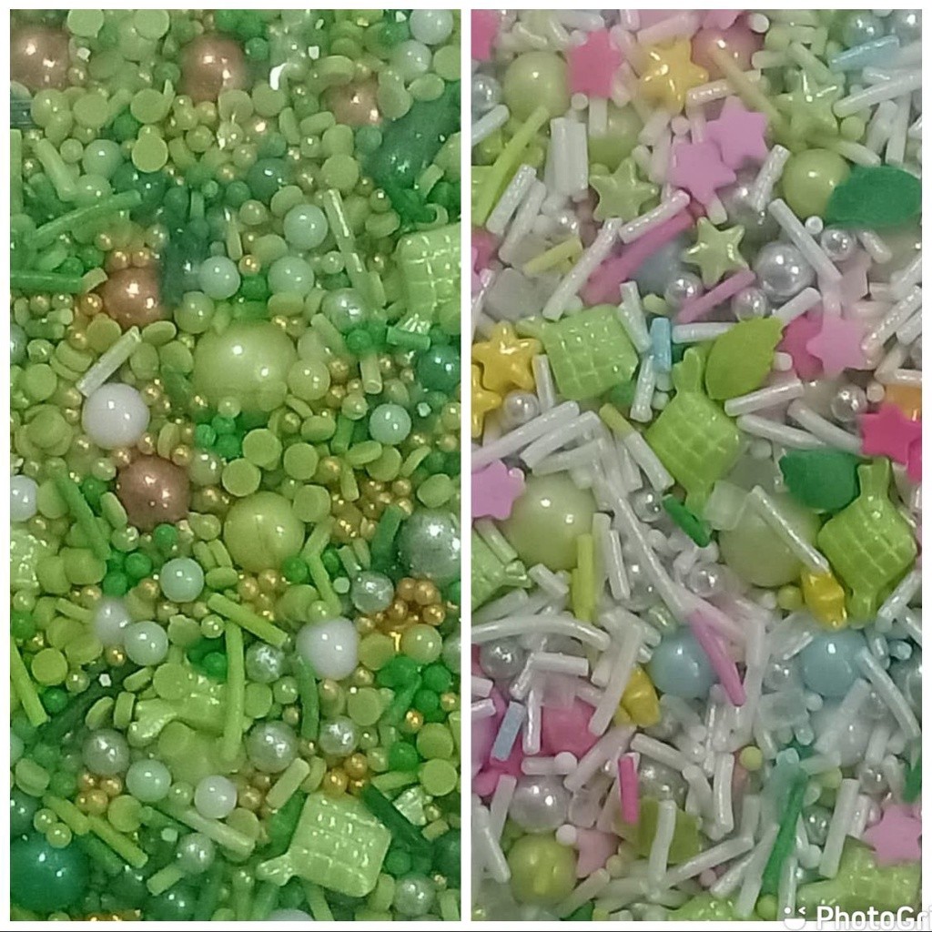 

*KA* SPRINKLE LEBARAN / SPRINKLE KETUPAT / SPRINKLE IDUL FITRI EID MUBARAK / HIASAN KUE LEBARAN KEMASAN 50 GRAM NEW