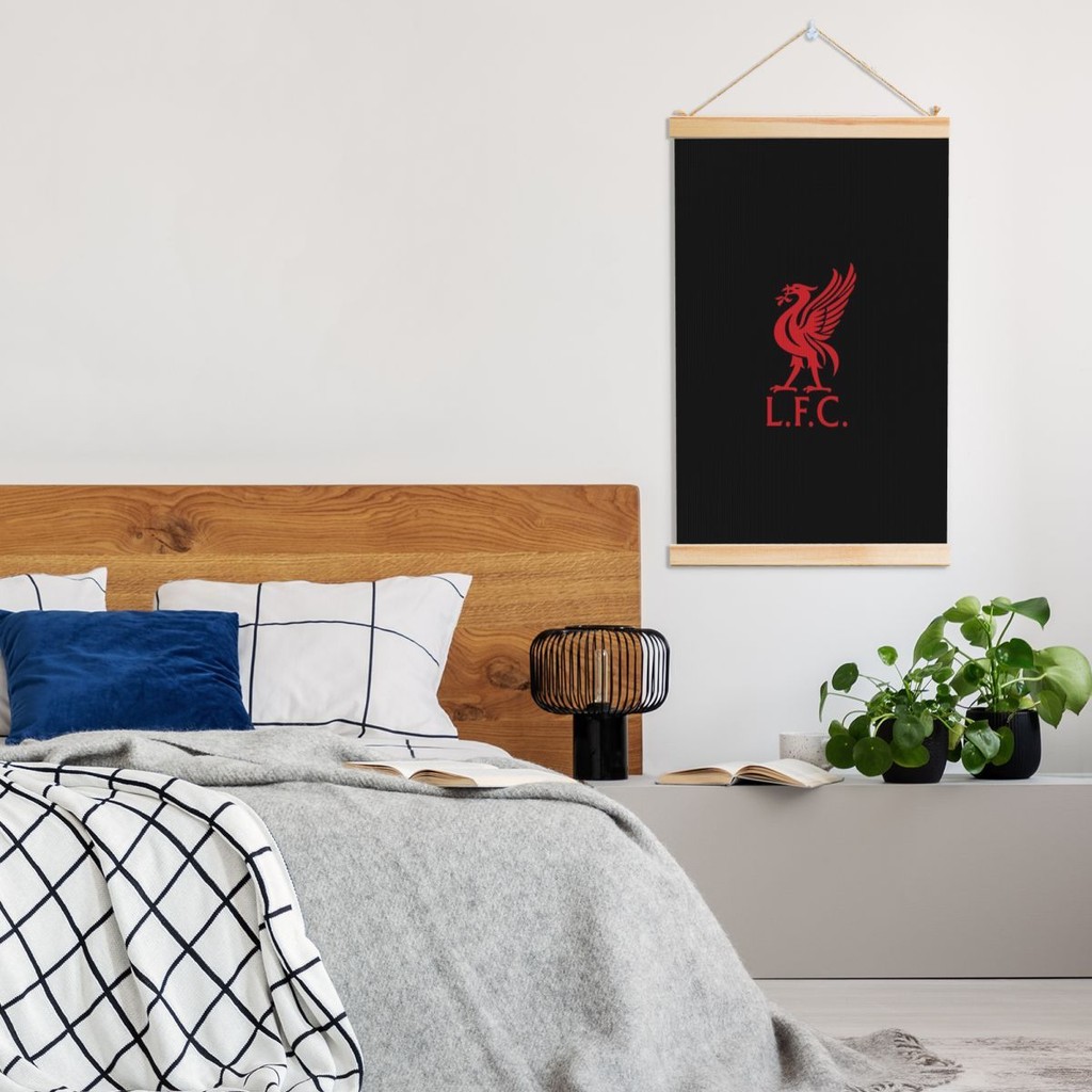 

Trational Scroll Art Painting on Canvas Red Liverpool LFC Bird Unique Wall Decor for Home iPhone Tough Case Included