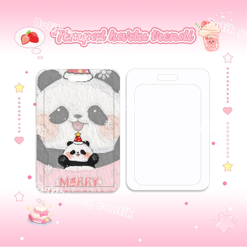 

ID Card Holder,Tempat kartu panda super lucu, cocok untuk kantor/sekolah, kartu pelajar/kartu transportasi, kartu akses, KTP, Flazz, kartu kredit elektronik, mata uang elektronik.
