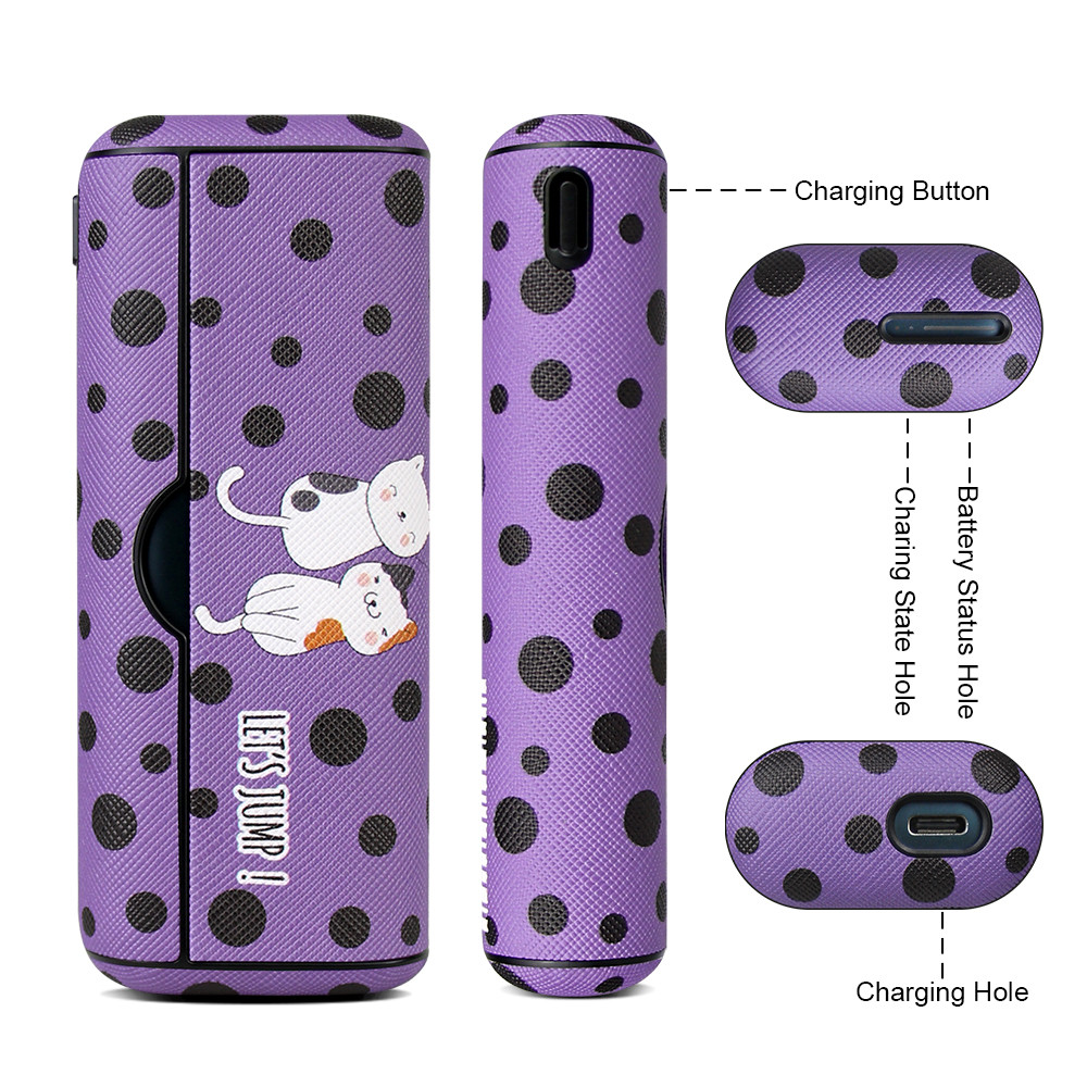 Chanchan Cat Print Case+ Holder for IQOS ILUMA Prime Magnetic Protective Cover for ICOS ILUMA Prime 