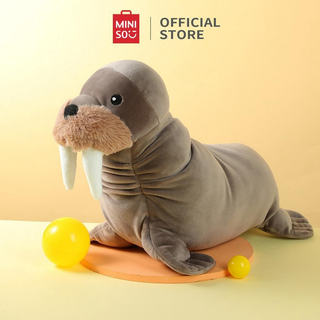 COC58 MINISO Boneka Anjing Laut Mainan Mewah Plush Toy Hadiah untuk Anak 43cm
