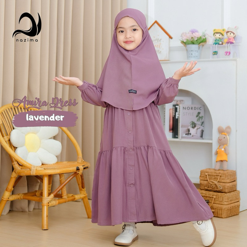 [HOT NEW] Nazima Gamis Anak Amira Set