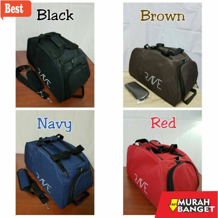 rekomendasi sepatu futsal Travel Bag Original Tas Sepatu Olahraga Gym Futsal Casual Backpack - Biru