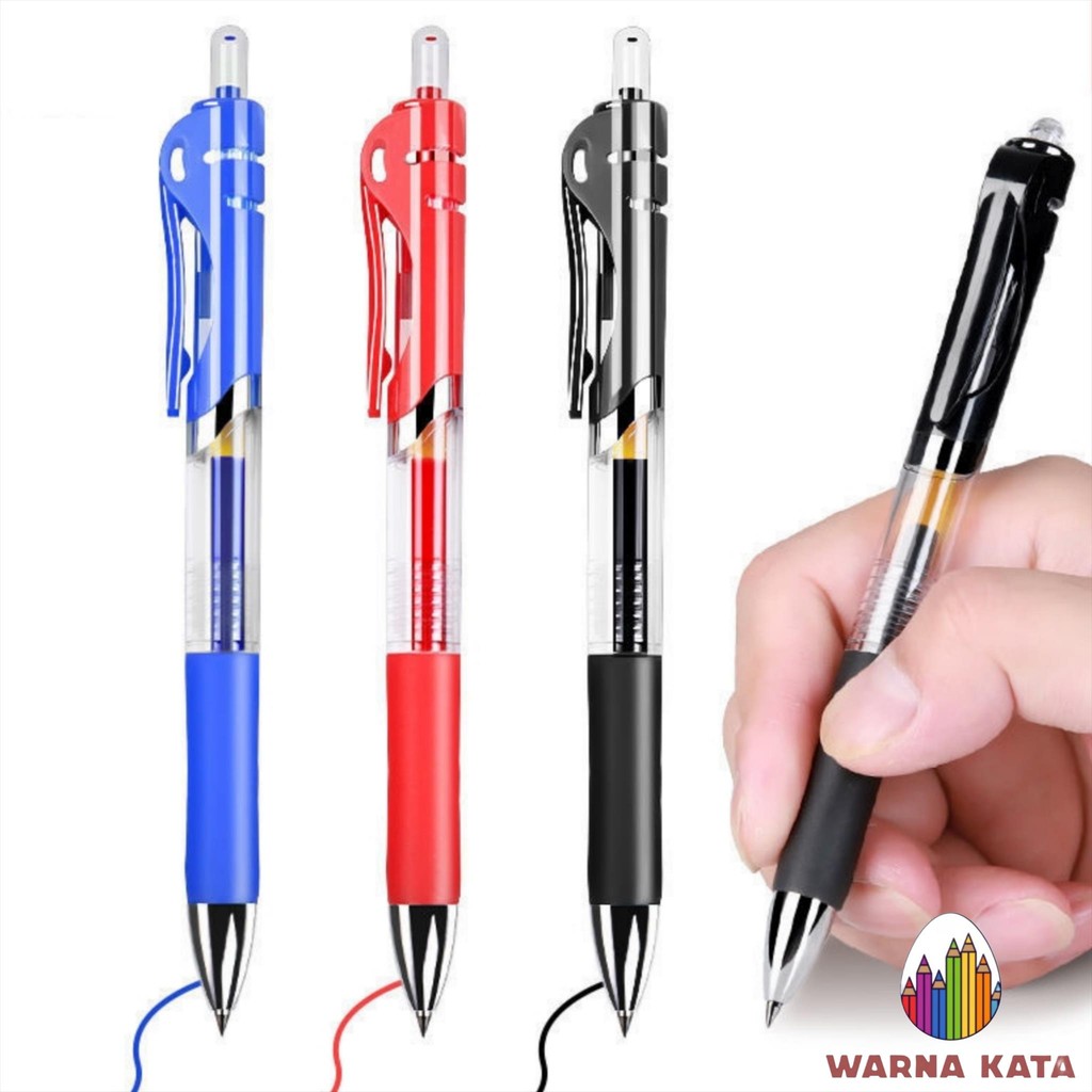 

MW009 Bolpen Ekonomis Mekanik Pena Pen Cetekan Pulpen Mechanical Red Blue Black Anti Macet ATK