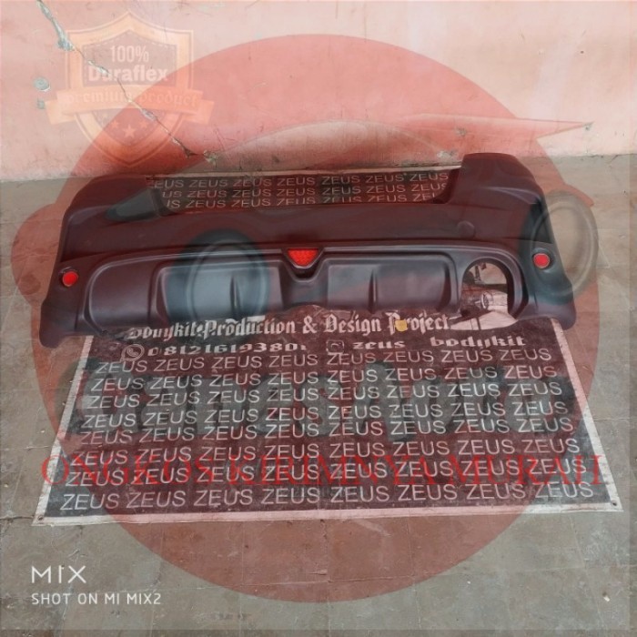 Bodykit Jazz 2008-2012 Ge8 Adaptasi Mugen Rs Bumper Belakang