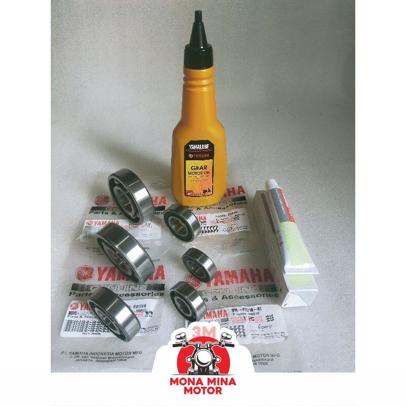 Paket Bearing gigi rasio Yamaha Vixion old New Jupiter MX lama Jupiter MX New Jupiter MX King Ori Ja