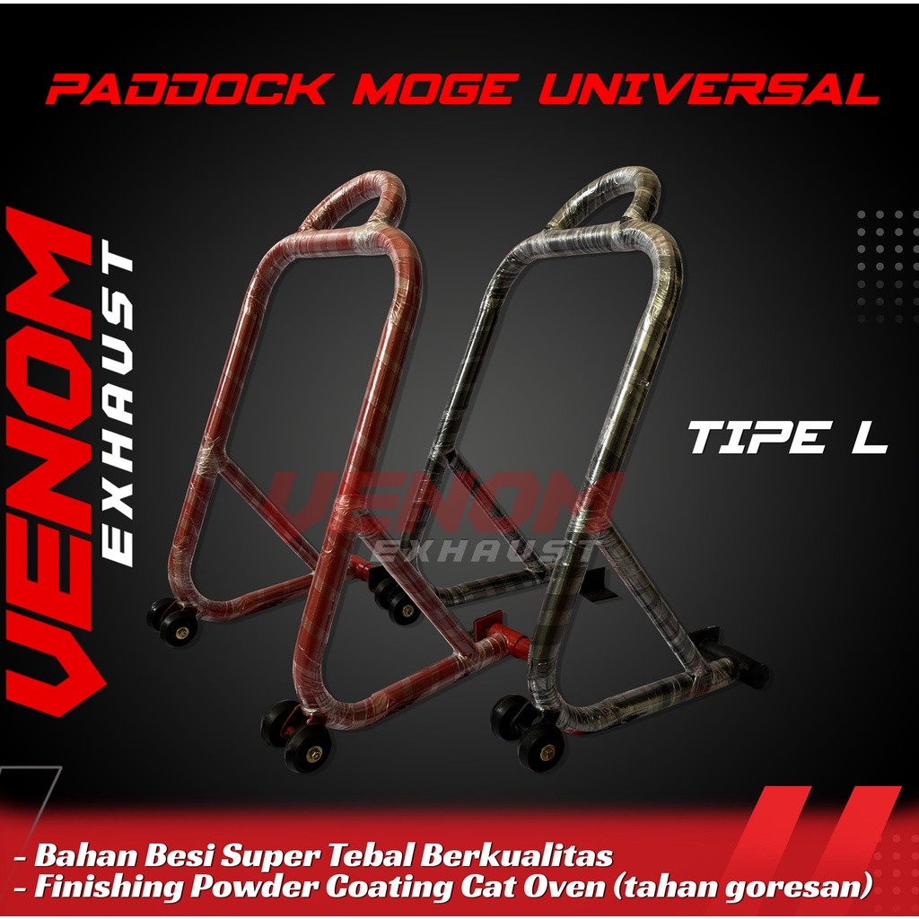 nt63rg Standar Paddock Pedok Motor Universal CRF KLX CBR150 NINJA R RR SS 250 VIXION TIPE L Bahan Te