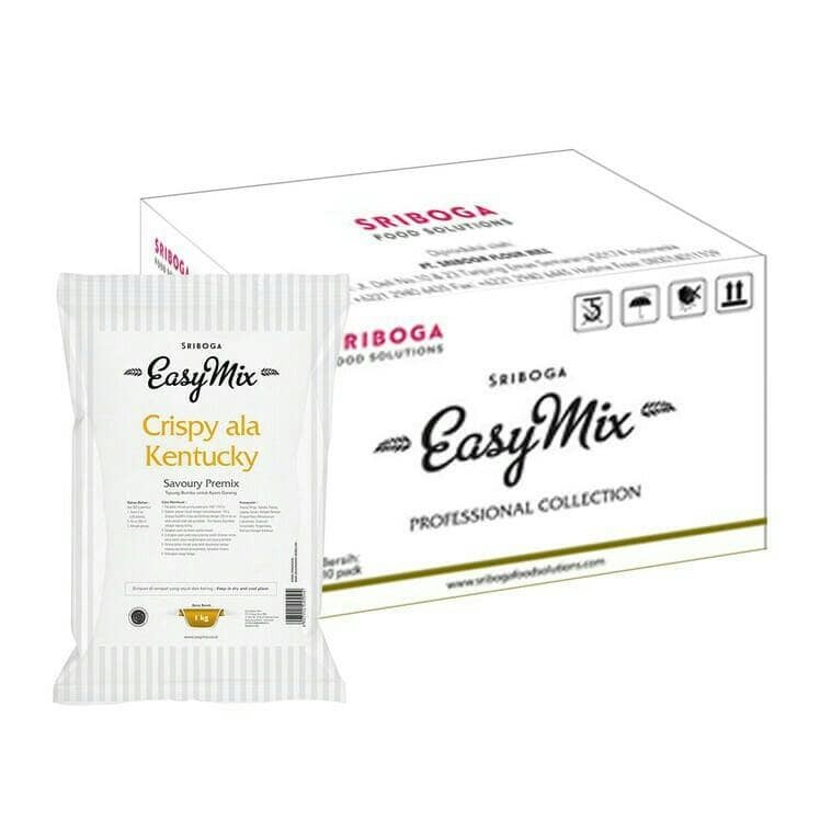 

Tepung Crispy Ala Kentucky easy mix sriboga tepung bumbu ayam kentucky