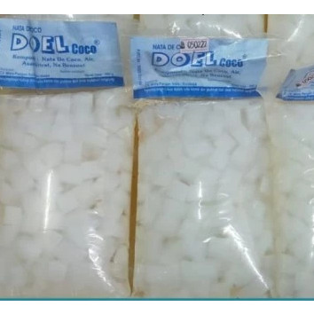 

Nata De Coco / Doel COCO – Tambahan segar untuk minuman.
