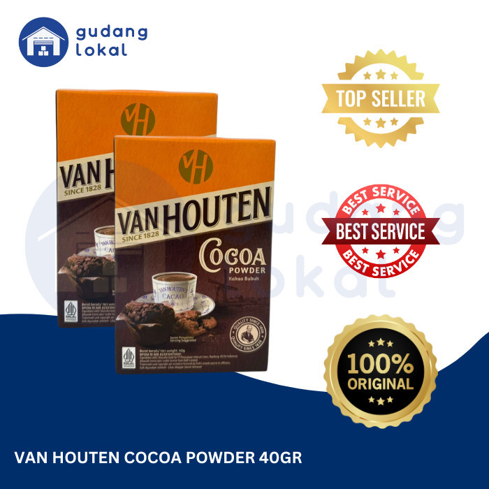 

COKLAT BUBUK / VAN HOUTEN COCOA POWDER 45 GR