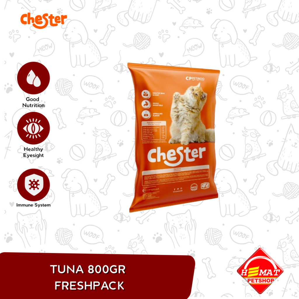 Chester Cat Food Adult Makanan Kucing Dewasa Tuna 1Kg