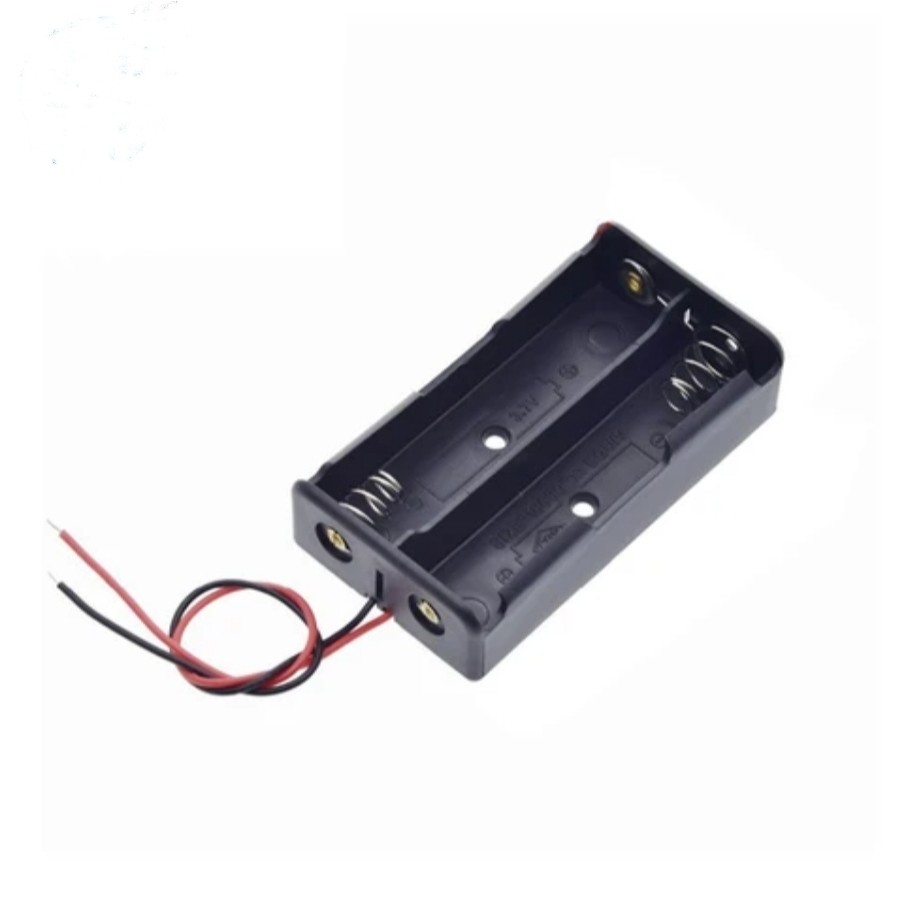 Tempat kotak baterai 18650  Holder baterai 1 / 2 slot Battery - Kotak Casing Batere 18650
