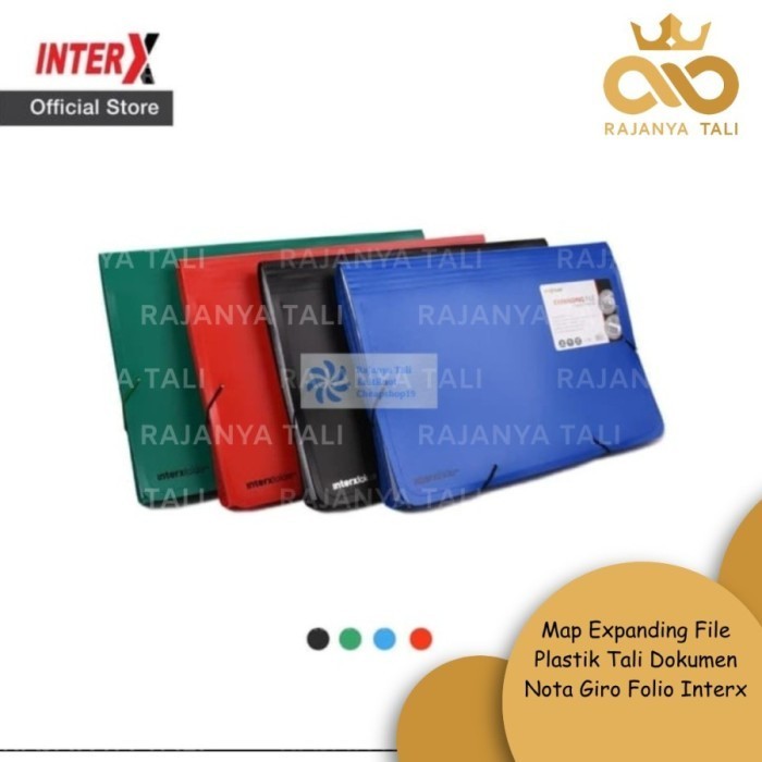 

Map Expanding File TALI Plastik Tali Dokumen Nota Giro Folio Interx