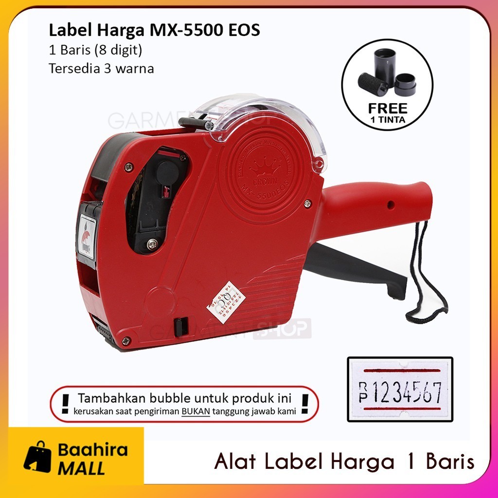 

ALAT LABEL HARGA PRICE LABELLER MX 5500