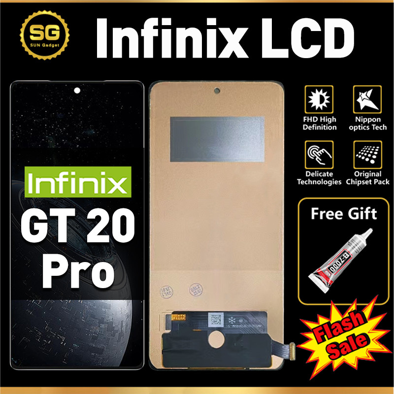 LCD Infinix GT 20 Pro Original Touchscreen hp Infinix GT 20 Pro fullset ori asli cod
