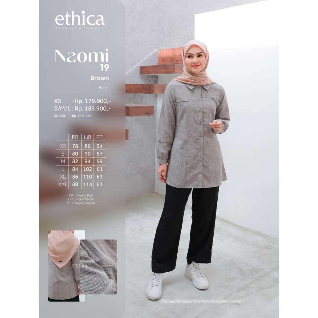 ETHICA TUNIC NAOMI 19 BROWN