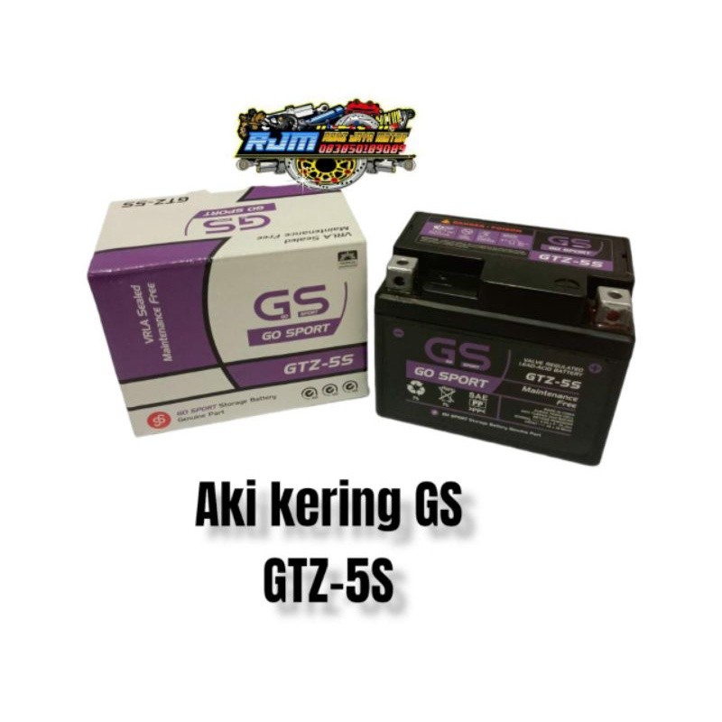 ACCU/AKI GTZ-5S GS BATTERY ASLI TYPE AKI KERING BEAT VARIO
