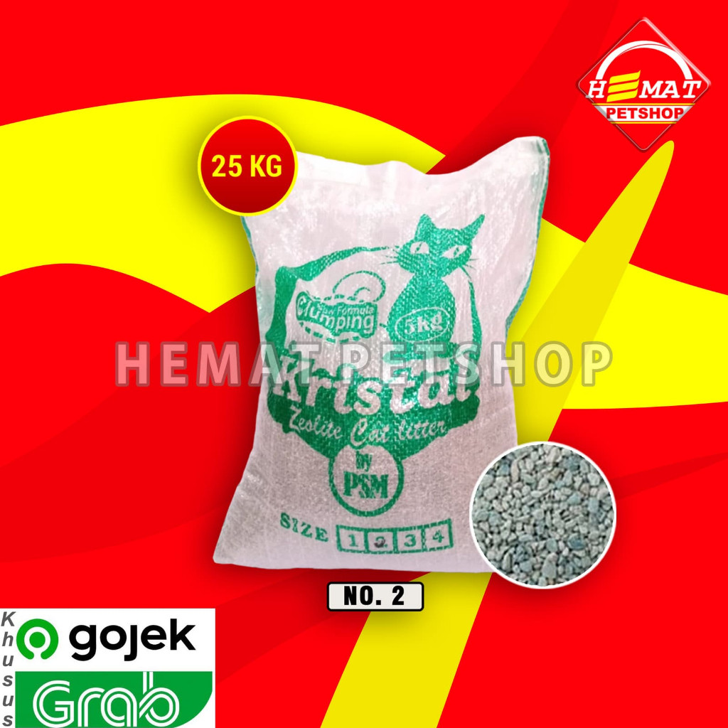 [GOSEND] pasir Pasir Zeolite 25 Kg / Pasir Kucing / pasir karungan 25kg / pasir murah
