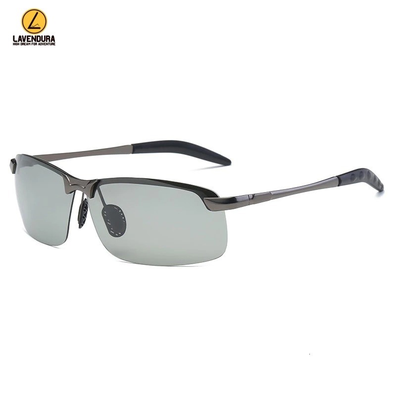 Kacamata Photochromic Polarized Sunglasses UV400 Black Kacamata Outdoor Kacamata Sepeda Lensa Mercur