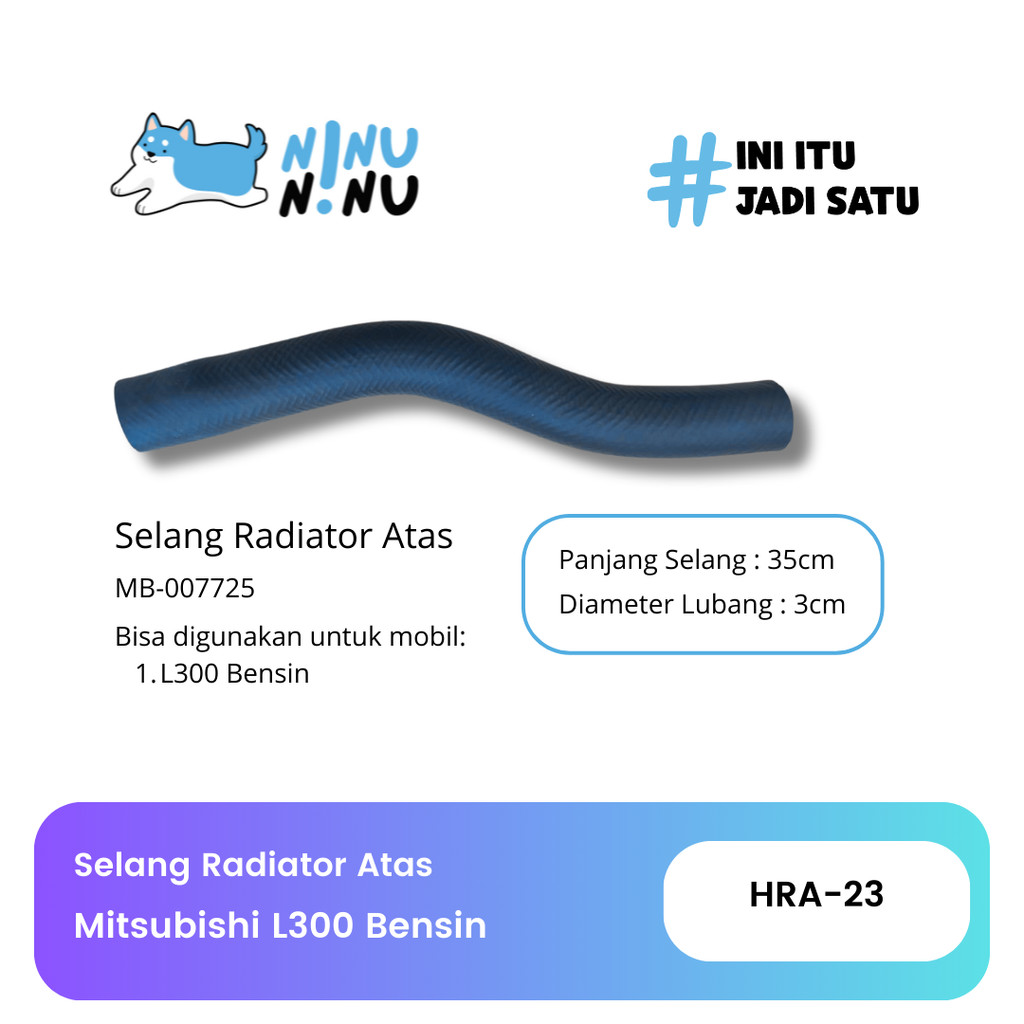 Selang Radiator Atas Mitsubishi L300 Bensin