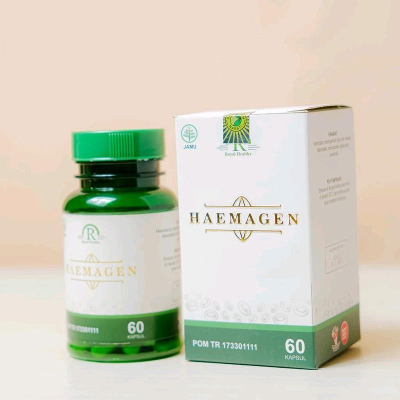 

HAEMAGEN Asli Original Bpom Kapsul Herbal Atasi Masalh Kulit Gatal, Bekas Luka, Eksim, Iritasi 1 Botol Isi 60 Capsule Terbukti Ampuh