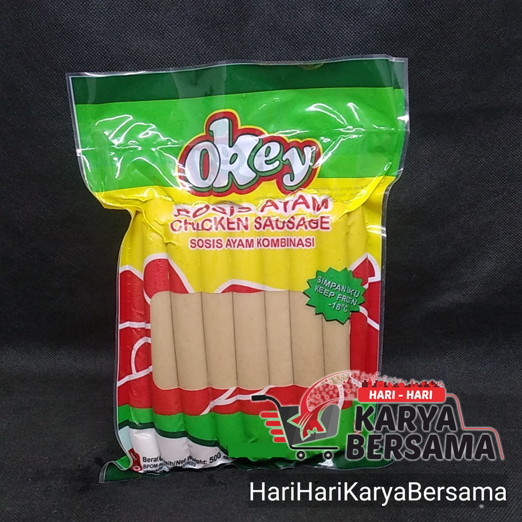 

MAKANAN BEKU OLAHAN OKEY CHICKEN SOSIS AYAM 500GR