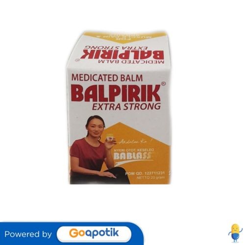 Balpirik Balsem Gosok Extra Kuat Kuning 20 Gram